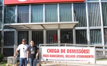 Sindicato promove Operação “Demitiu, Parou” no Santander Barra Funda